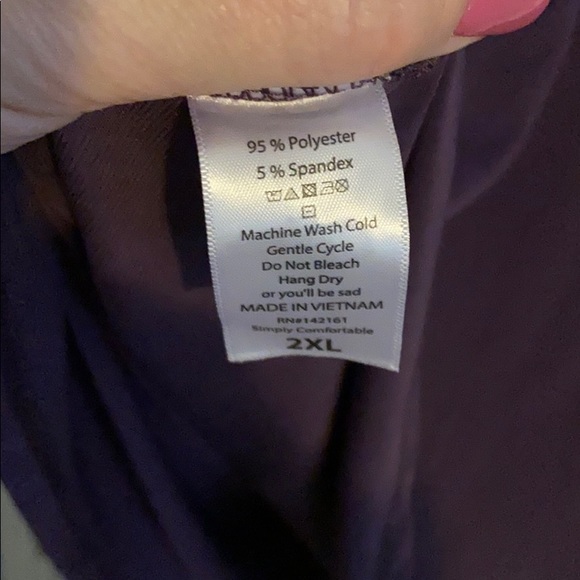 LuLaRoe Azure Plum Skirt - Picture 4 of 4